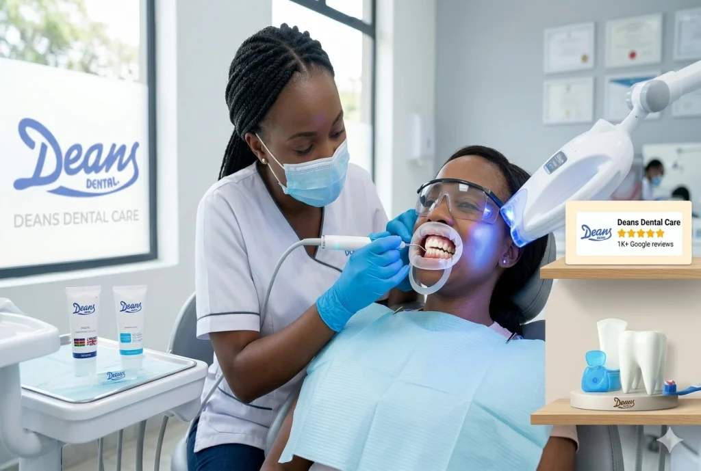 Professional Teeth Whitening - Deans Dental Care Nairobi.